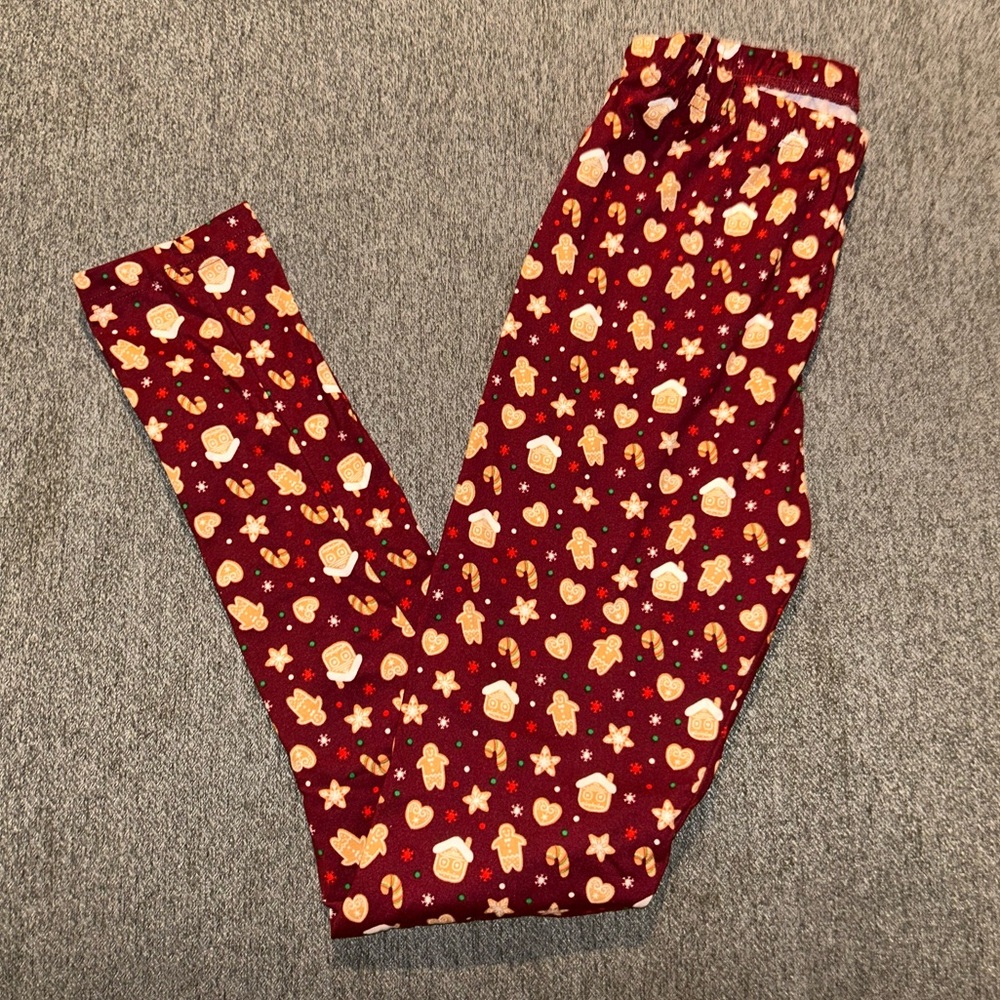 Gingerbread House Christmas Leggings